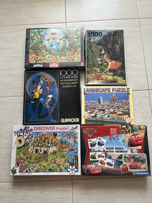 Venda de vários jogos/Legos/Puzzles