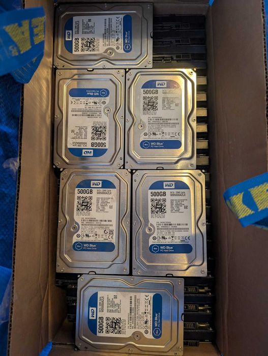 Pack 50 discos rigidos 3.5" 500GB WD5000AZLX