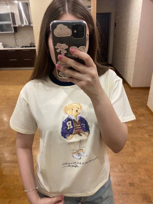 Футболка Polo Ralph Lauren з трендовим ведмедиком