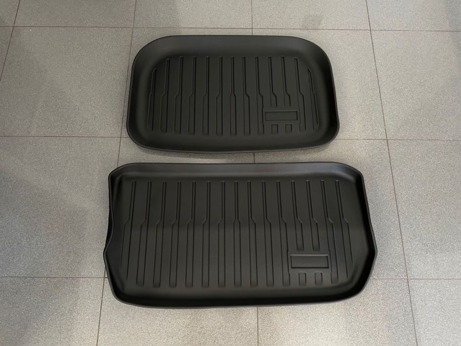 Conjunto 3 Tapetes Borracha TPE All Weather Tesla Model Y Novos