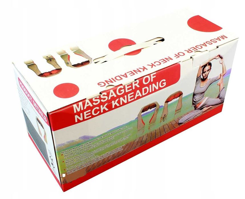 MASAŻER Szyi i karku do ciała pleców shiatsu 3D podgrzewany wibracyjny