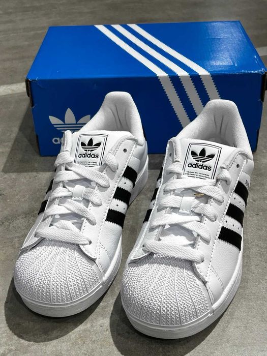 Nowe adidas Superstar XLG Black White R.38