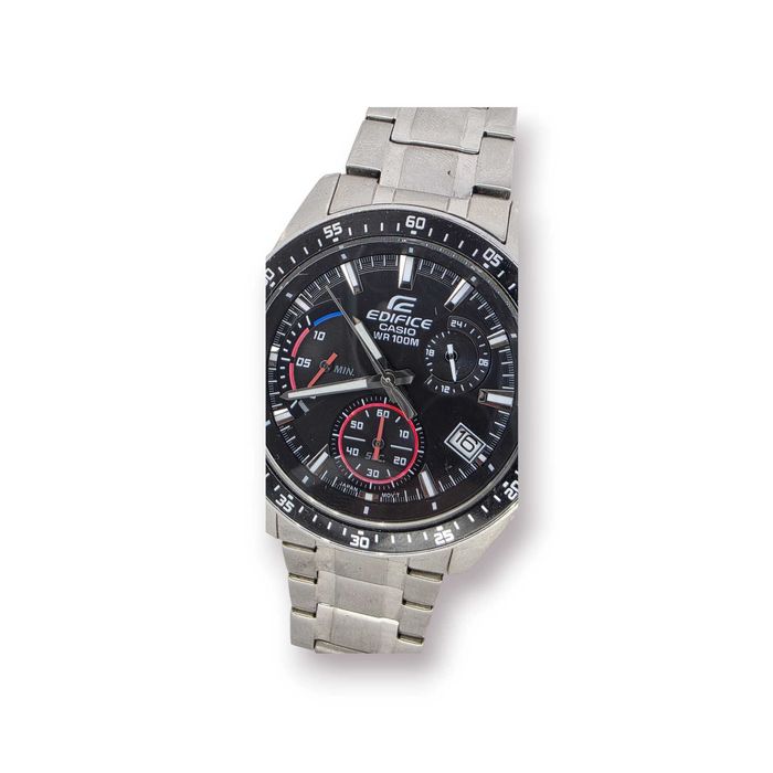 Relógio Casio Edifice EFV-540D – Cronógrafo – WR 100M – Aço Inoxidável