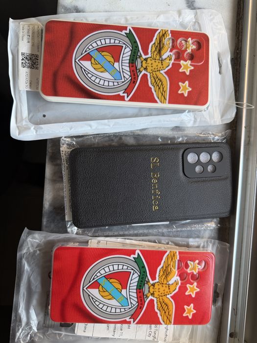 Conjunto capas telemovel Benfica Samsung Galaxy A52