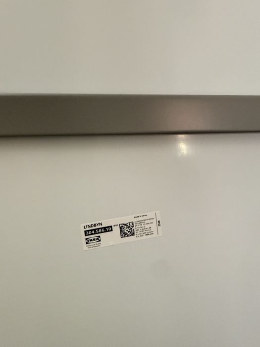Ikea Lindbyn lustro czarne nowe owalne