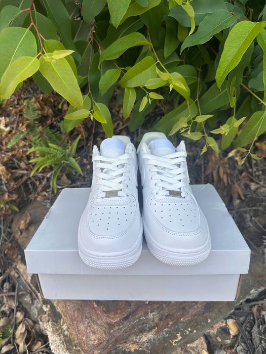 Nowe Nike Air Force 1 White Leather R.45