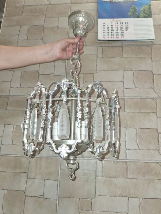 Люстра хрустальная СССР, новая