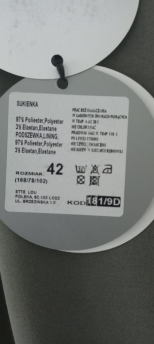 Sukienka roz 42, ETTE LOU