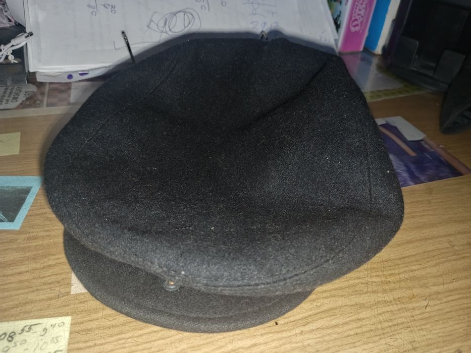 Фуражка, кашкет, кепка, чоловіча, натуральна вовна 100%.