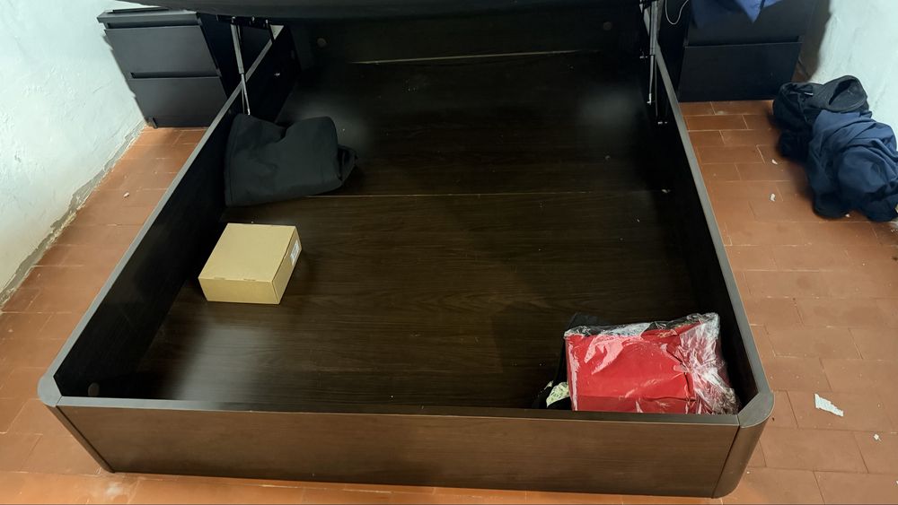 Cama Sommier 150x200 Carvalho
