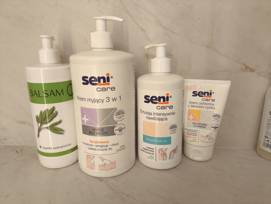 Seni kremy, emulsja do mycia