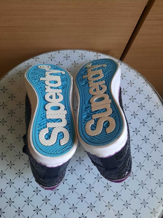 Trampki SUPERDRY, świetne połyskujące oryginalne roz.39