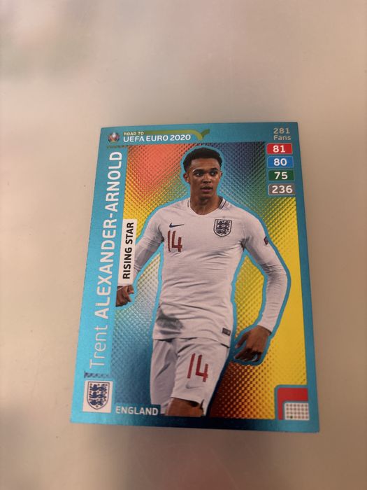 2020 Panini C158 ADRENALYN XL road to euro Trent Alexander-Arnold #281