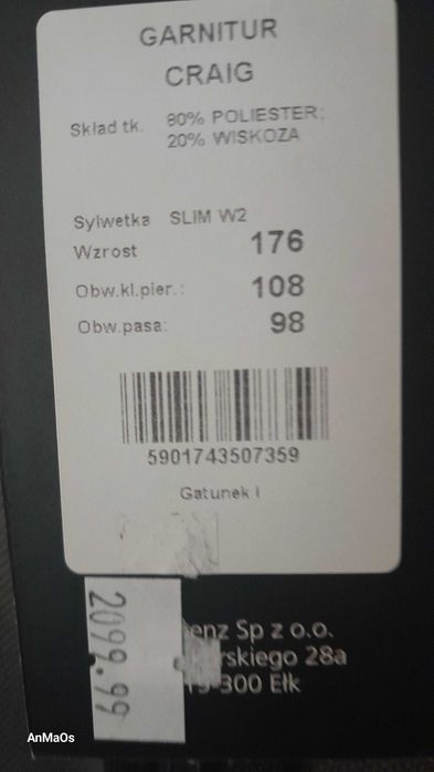 Sprzedam garnitur firmy KUBENZ - Nowy