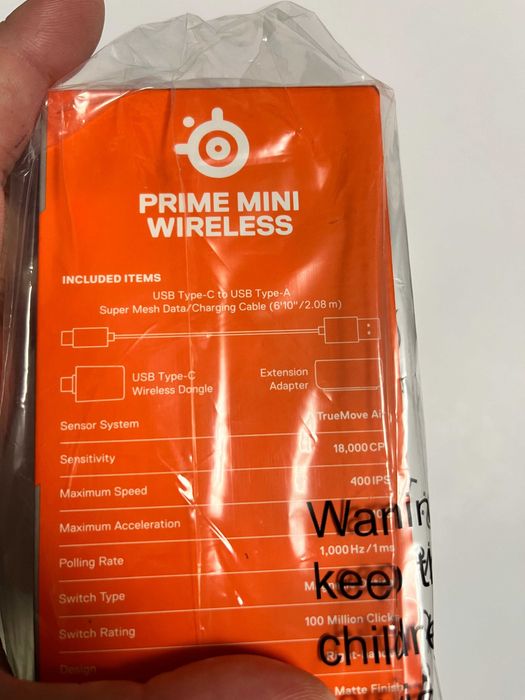 SteelSeries Prime Mini Wireless Mouse