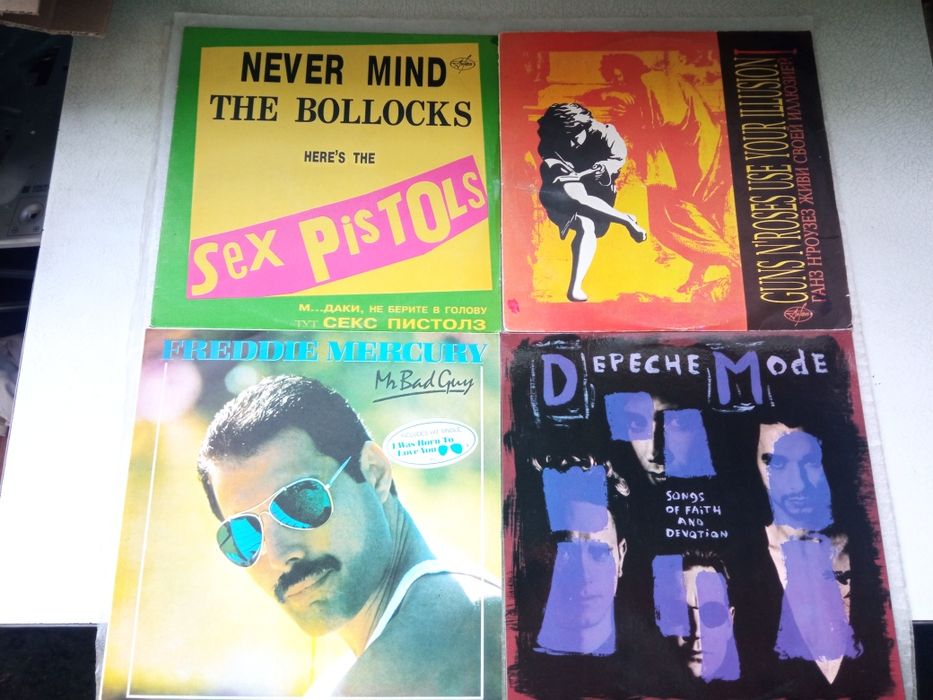 винил  Sex Pistols Depeche Mode Roxette