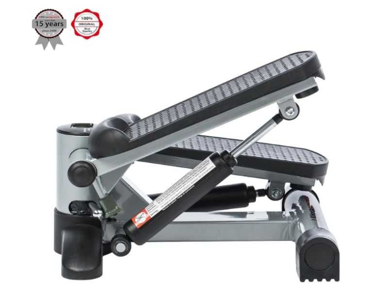 Міні степпер Ultrasport Swing Stepper з еспандерами фітнес тренажер