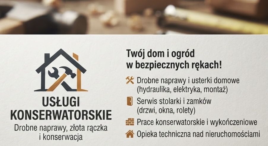 Złota Rączka, Usługi Konserwatorskie, Drobne Naprawy