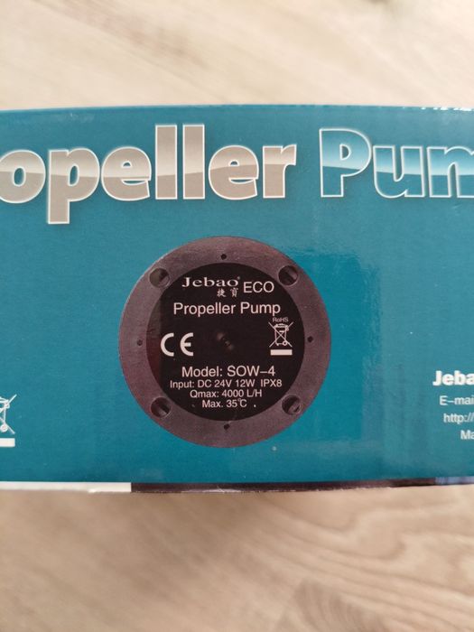 Jebao sow-4 pompa cyrkulacyjna falownik do akwarium morskiego malawi