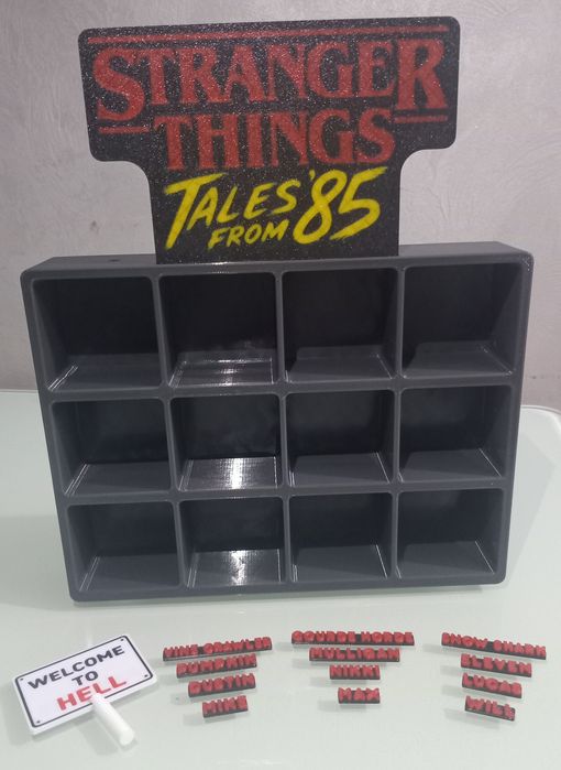 Підставка Стенд, Бокс, поличка Дивні Дива оповідки 85. Stranger things tales from 85 Happy Meal Macdonald.