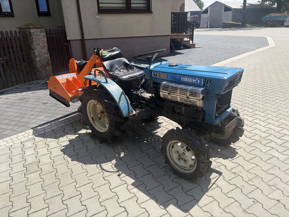 Traktorek iseki tx1300 13 km 4x4 podnosnik walek kosiarka sprawny