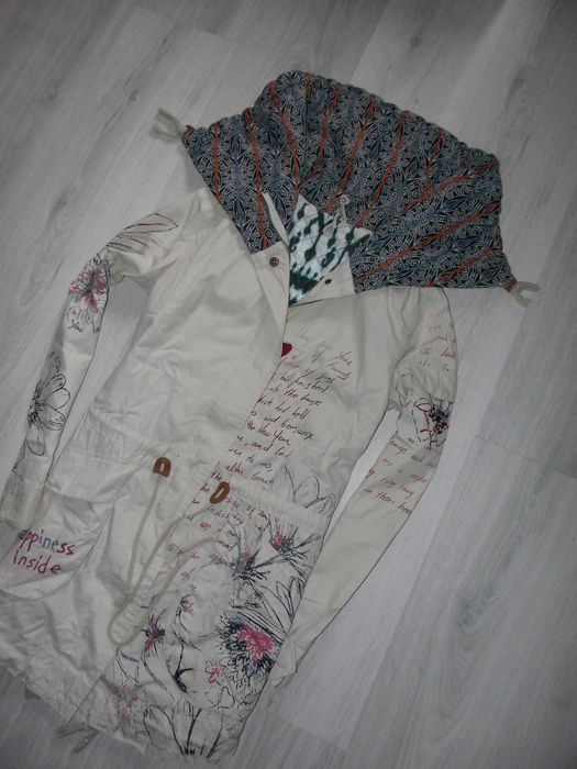 Desigual Abrig Laura Płaszcz Damski Parka + Podszewka 36 /S