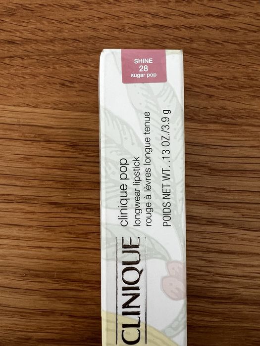 Szminka Clinique pop longwear lipstick Shine Sugar Pop 28