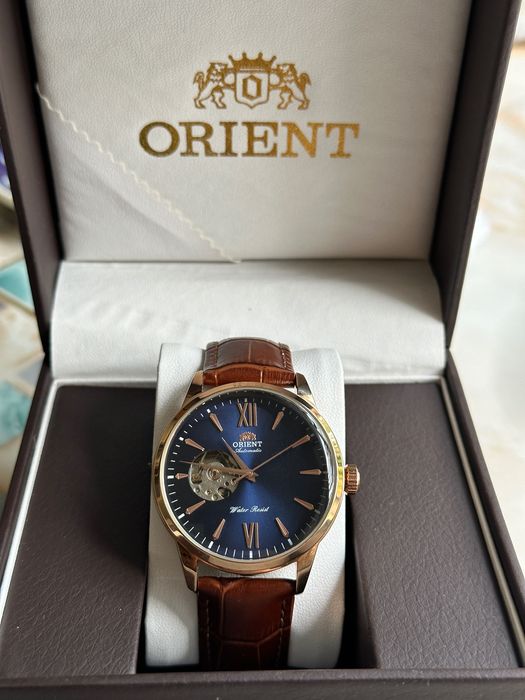 Часы orient механические blue