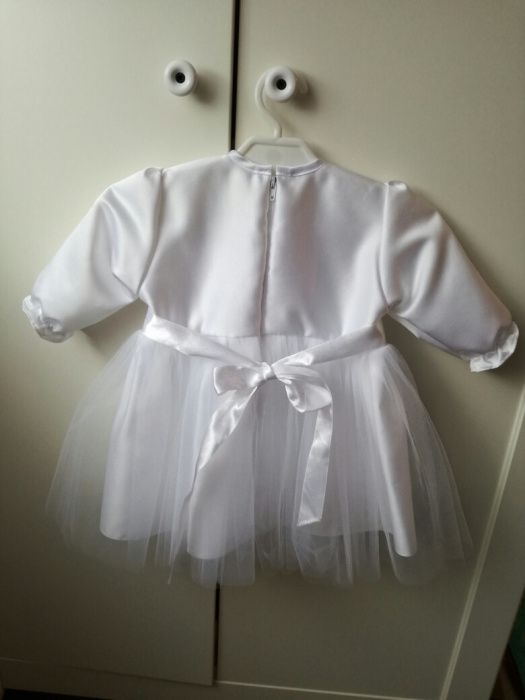 Sukienka, ubranko chrzest 68