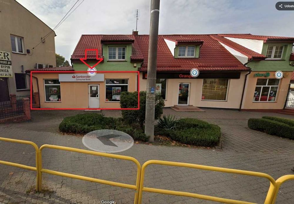 Wynajmę Lokal 50m2 - centrum miasta Lipna