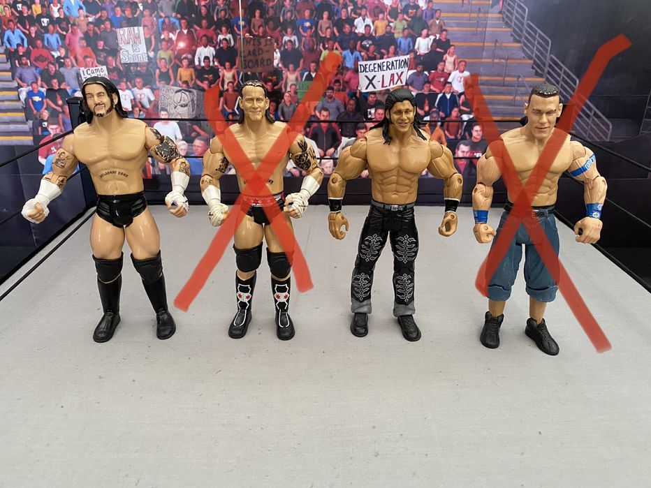 WWE Elite, Basic, and Jakks Pacific Figures64729685053313121