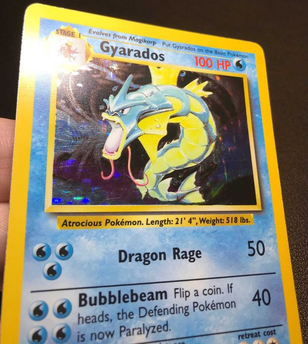 Колекційна Pokémon картка 1999 Gyarados #6 Base Set (Normal Holo)