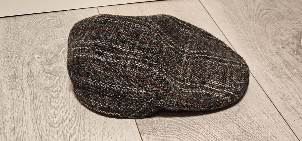 Harris Tweed męski kaszkiet wełniany 100%
