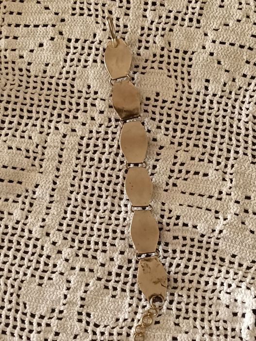 Colar e pulseira antiga/vintage de bijuteria de qualidade