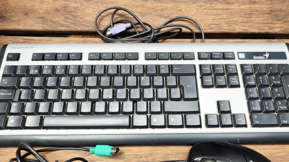 Teclado e rato para computador pc