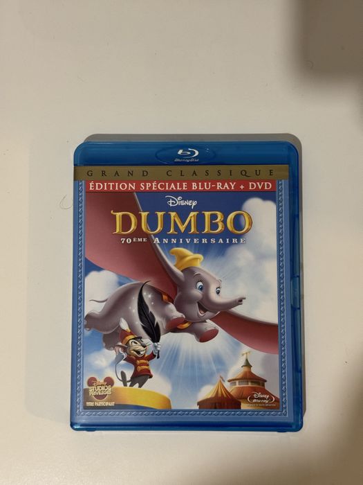 Dumbo Edição do 70º Aniversário em Bluray e DVD