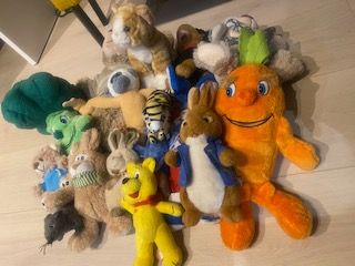 Maskotki do sprzedania 17 sztuk