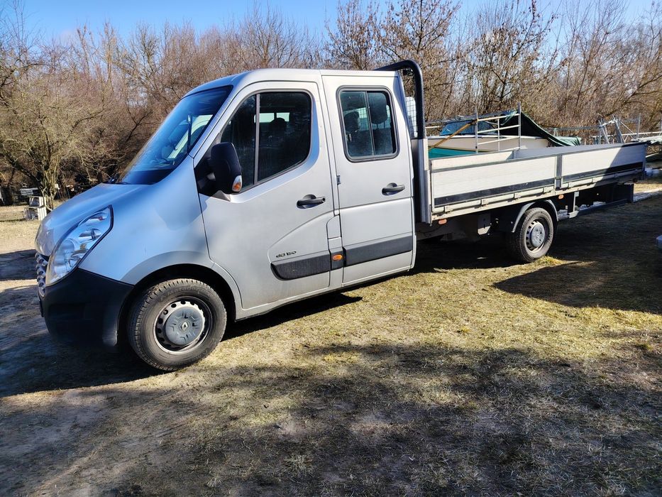 Renaulta Master Doka 7 osobowy skrzyniowy.zamiana na samochód 9 osobowy .platforma