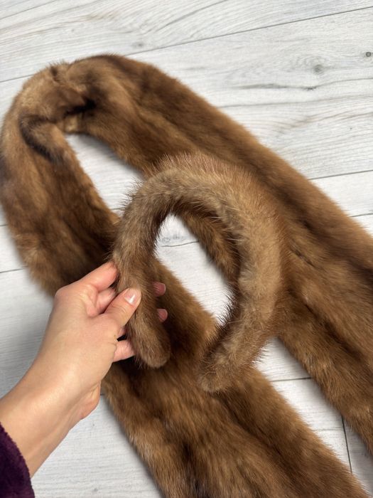 Норковий комірець обруч норковый воротник
