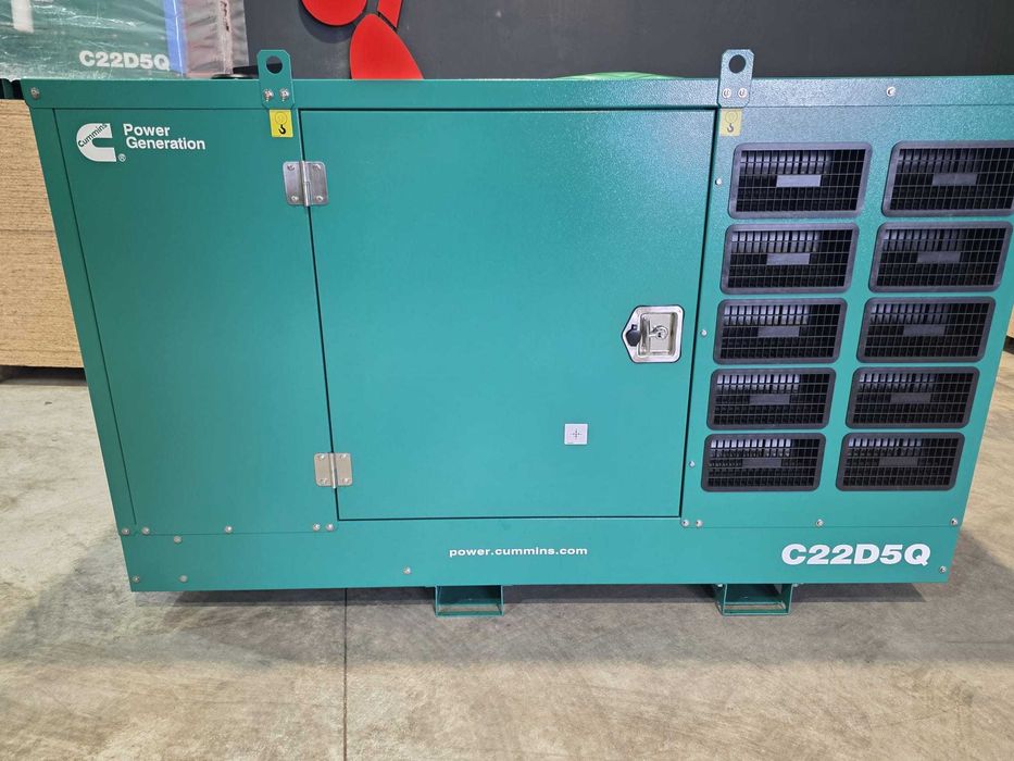 Gerador Industrial Cummins C22D5Q - 1500Rpm -  Prime 20KVA - Standby 22KVA - Novo Com garantia