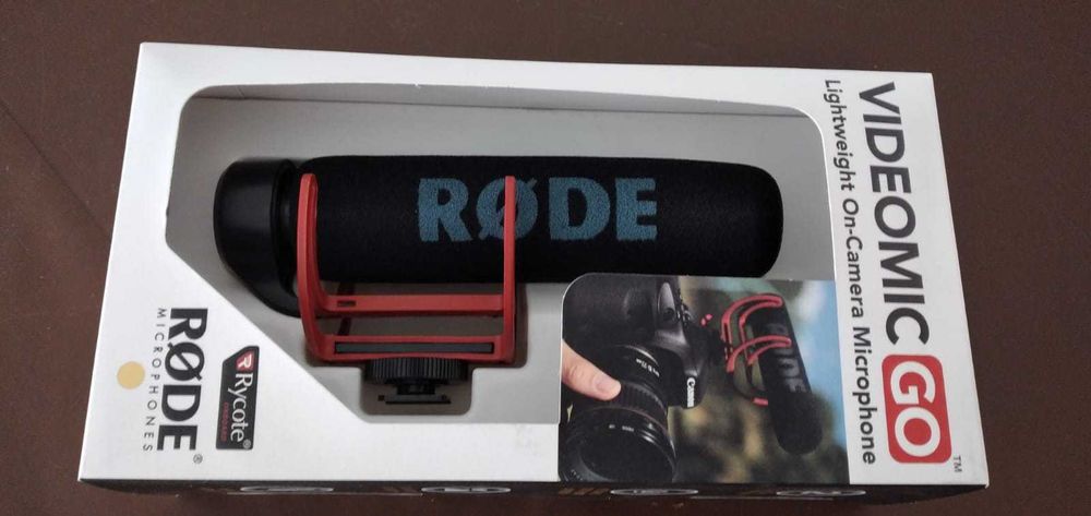 Rode VideoMic GO Microfone para Câmara