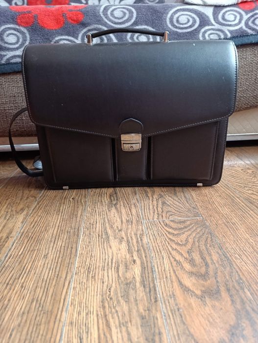 Teczka skórzana biznesowa męska