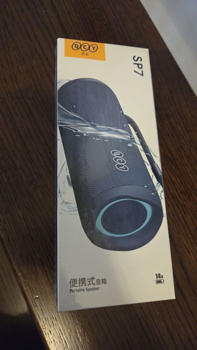 Głośnik mobilny QCY SP7 Niebieski nowy, zapakowany