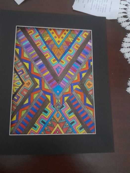 Moldura de parede mandala