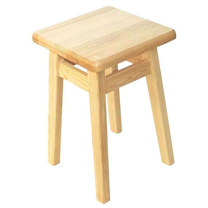 Nowe Taborety drewniane wysokości 45 cm stołki kuchenne SOLIDNE
