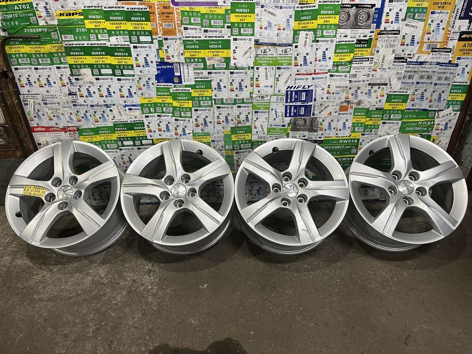 Оригінал литі диски пежо r16 5/108 7j et46 peugeot