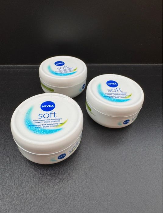 Zestaw kremów nivea soft 50ml 100 sztuk