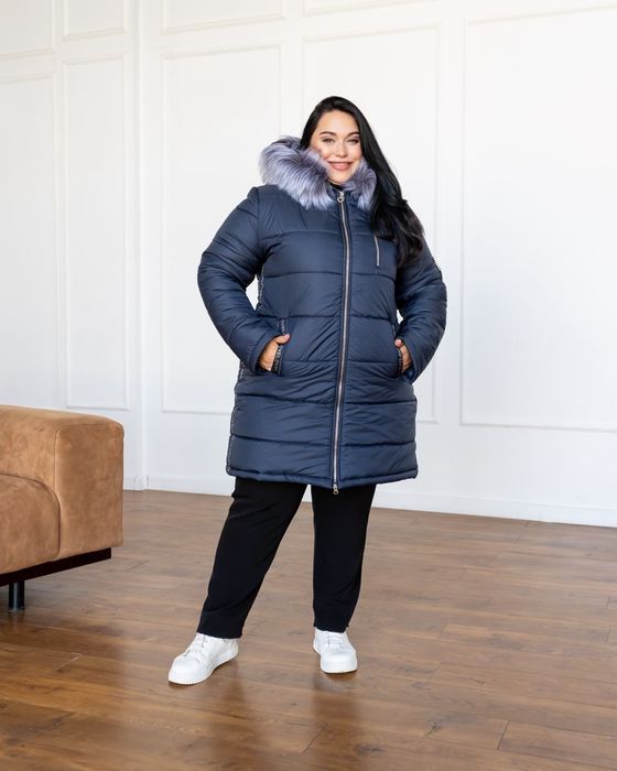 Зимняя женская куртка курточка пуховик больших размеров 42-82р