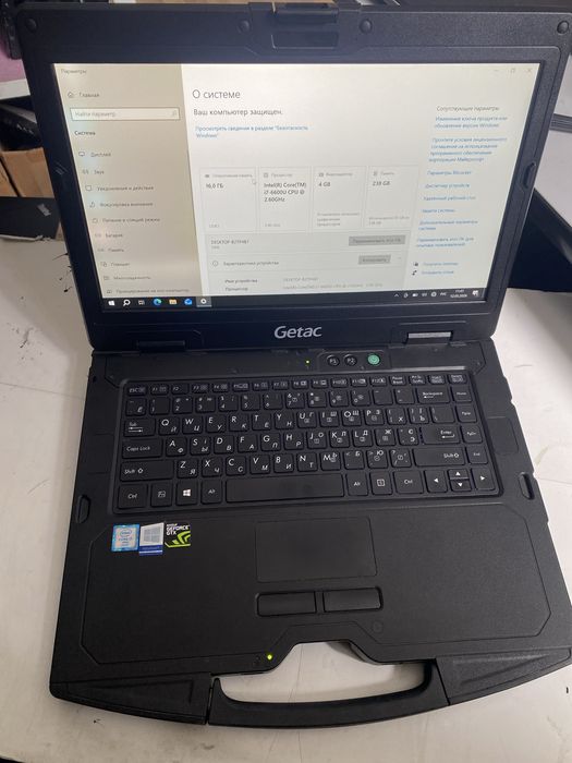 Захищений Getac S410 14 FHD Тачскрін Rugged i7-6600 nVidia GTX 950 4GB