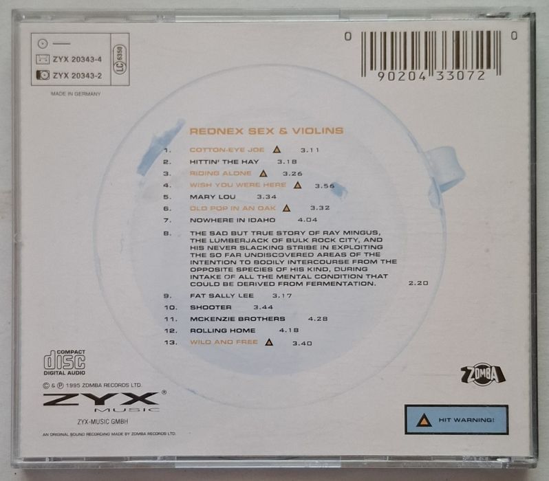 2 płyty CD REDNEX / 1995, 2OOO GER